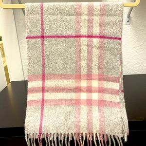 Burberry cashmere scarf for women.